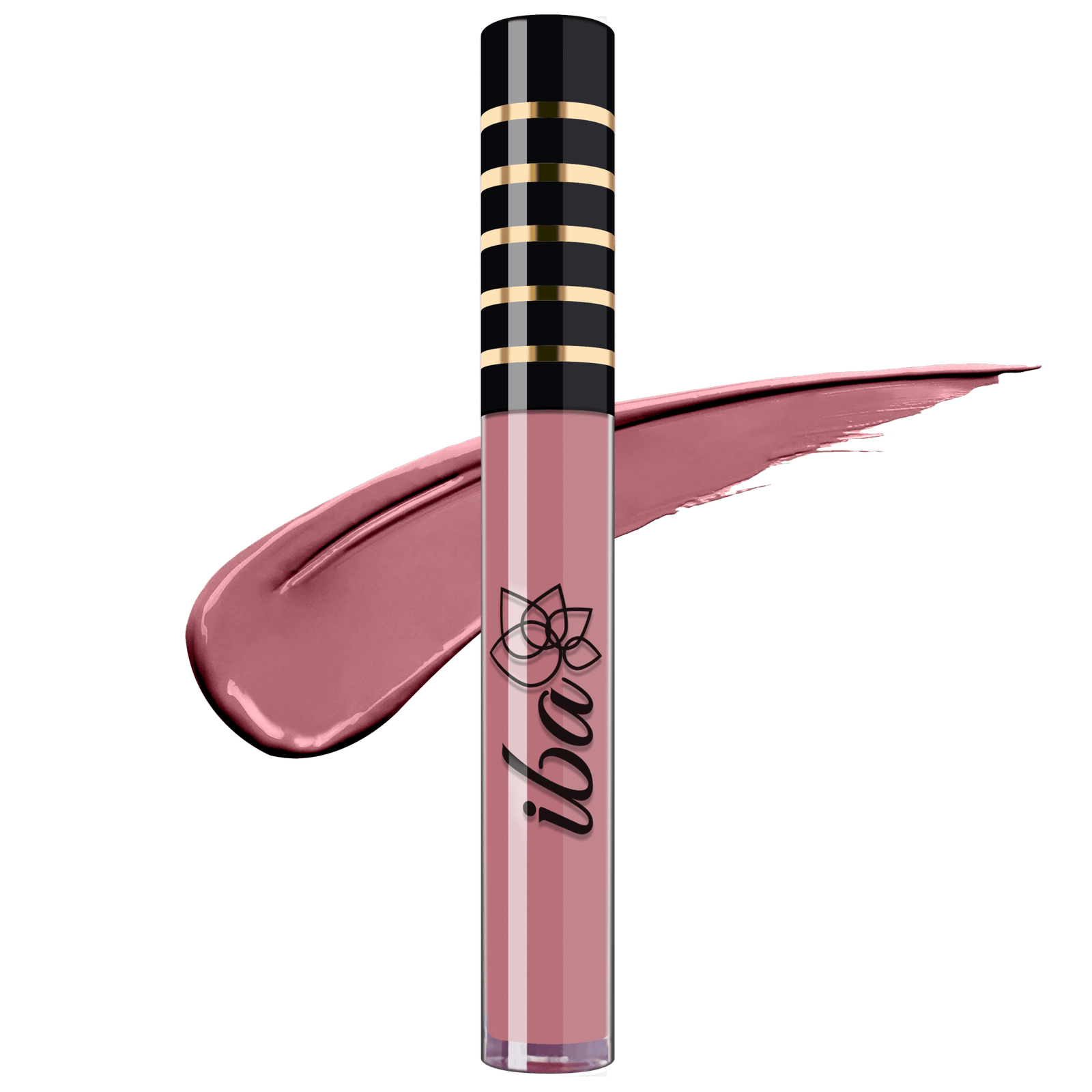 liquidlipstickbeautifulmauveswoosh_1_70b4b05d-a67a-414e-9d05-8aebbd30d1fd.png Iba Maxx Matte Liquid Lipstick, 2.6 ml - Image 1