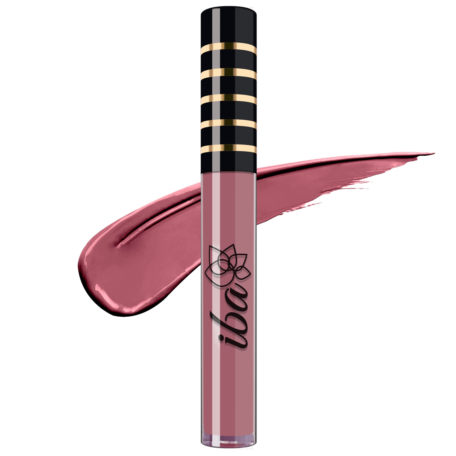 liquidlipsticksugarandspiceswoosh_1.png Iba Maxx Matte Liquid Lipstick – Sugar N Spice, 2.6 ml - Image 1
