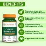 Pure Nutrition Choline Bitartrate 650mg | 60 Veg Capsules | Brain & Nerve Support - Image 3