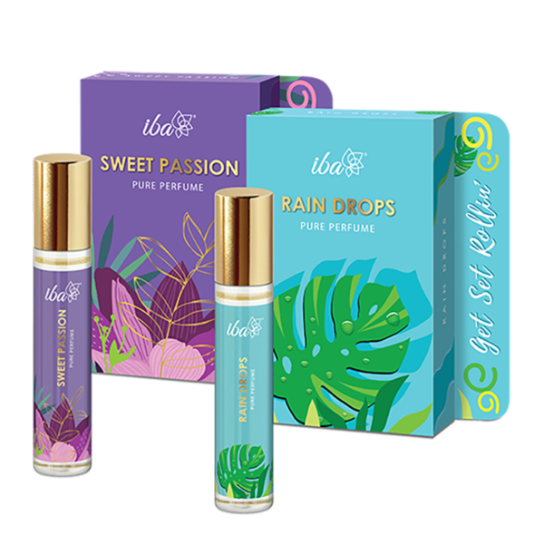 Iba Rain Drops + Sweet Passion Pure Perfume Combo
