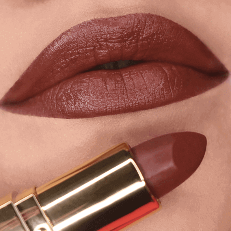 Iba Pure Lips Long Stay Matte Lipstick-M03 Toffee Brown, 4 g - Image 2