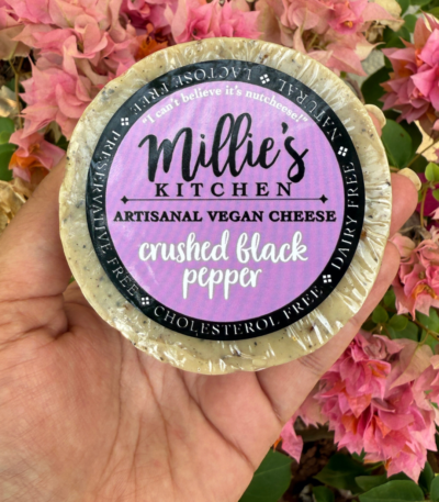 Cracked Pepper Vegan Cheese Wheel