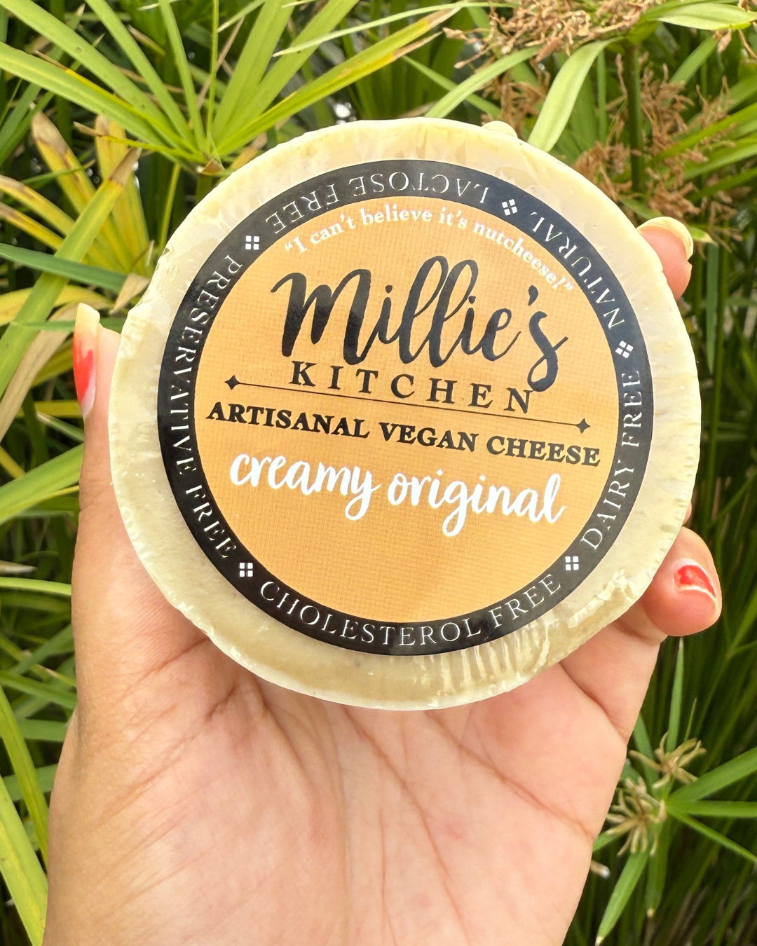 Millie's Creamy Original Vegan Cheese Wheel | Aged Cashew Cheese Aged Cashew Vegan Cheese Wheel