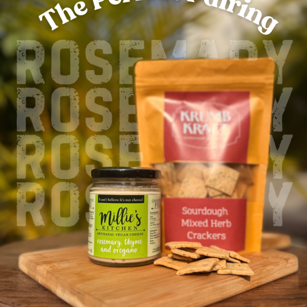 Herb Vegan Cheese Cracker Combo