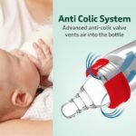Wide Neck Glass Feeding Bottle for Baby – LuvLap Natura Flo BPA Free Anti-Colic Bottle 250ml Pack of 2 - Image 5