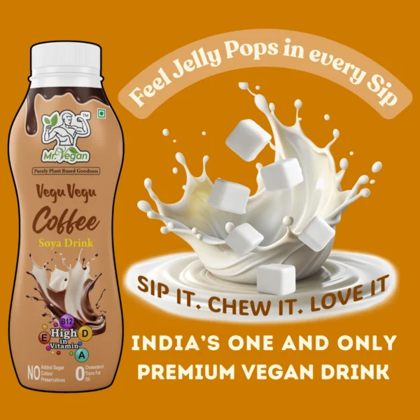 Vegu Vegu Coffee Soya Drink | Creamy Vegan Coffee Energy Drink