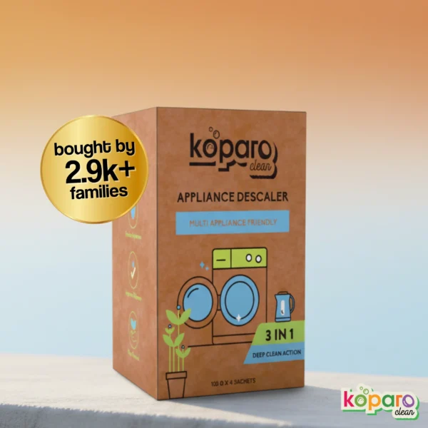 Koparo Washing Machine Descaler – Limescale & Odour Remover for Front & Top Load
