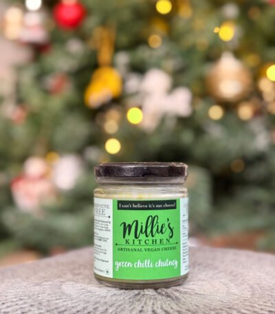 Green Chilli Chutney Vegan Cheese