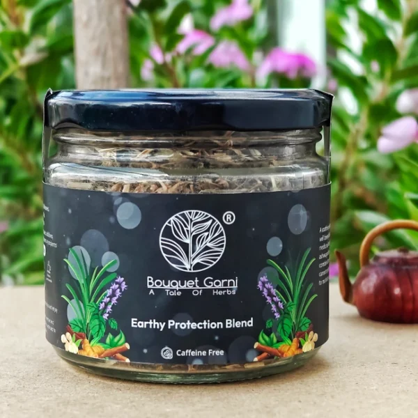 Bouquet Garni Earthy Protection Blend – Herbal Kadha Immunity Tea with Tulsi, Giloy & Ashwagandha