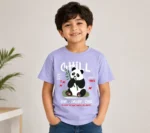 Chill Panda Graphic T-Shirt for Boys | Cute Panda Cotton Tee - Image 6