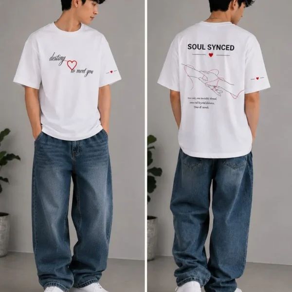 couple graphic T-shirts