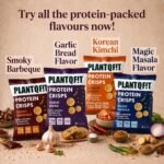 PLANTQFIT High Protein Plant-Based Protein Crisps Combo Pack | Low-Calorie Vegan Snack (12 Pack | 4 Flavours) - Image 4