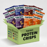 PLANTQFIT High Protein Plant-Based Protein Crisps Combo Pack | Low-Calorie Vegan Snack (12 Pack | 4 Flavours)