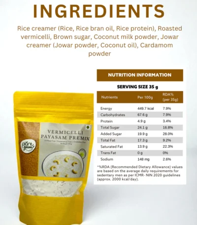 Vegan Vermicelli Payasam Premix