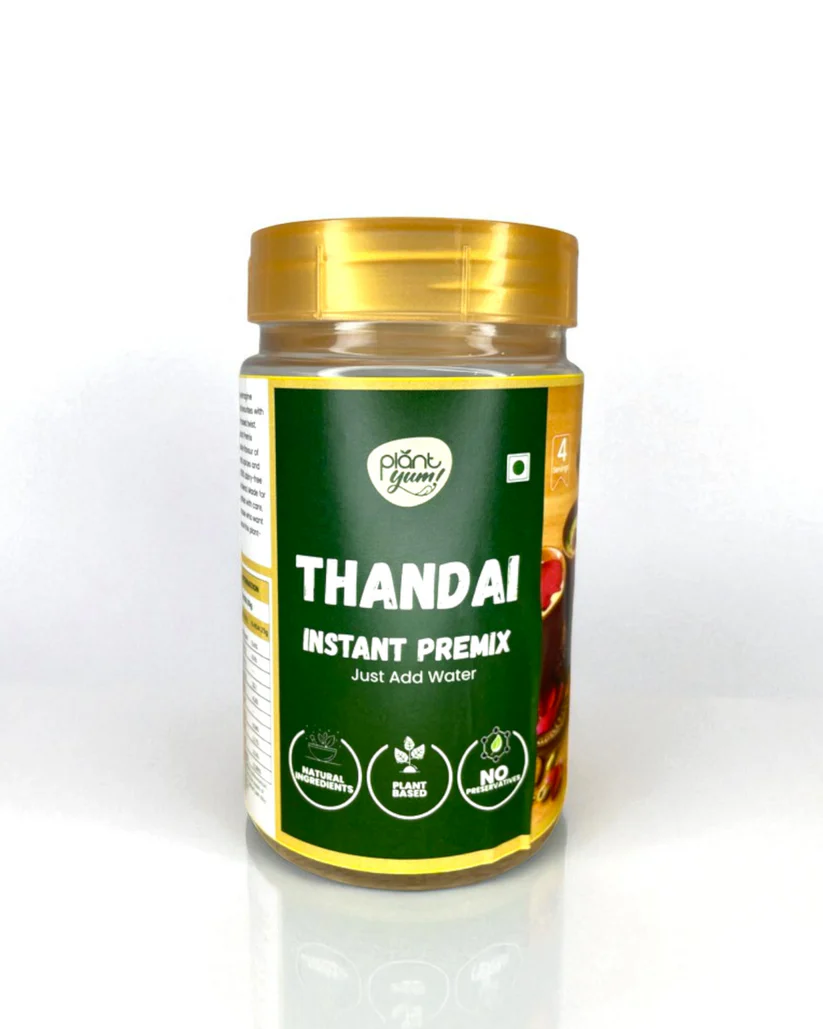 Plant Yum Thandai Instant Premix | Vegan Dairy-Free Traditional Thandai Thandai Instant Premix