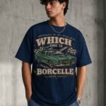 Vintage Muscle Car Oversized T-Shirt | 240 GSM Graphic Cotton Tee - Image 5