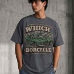 Vintage Muscle Car Oversized T-Shirt | 240 GSM Graphic Cotton Tee - Image 4