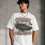 Vintage Muscle Car Oversized T-Shirt | 240 GSM Graphic Cotton Tee - Image 3