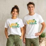 Vegan Delight Oversized T-Shirt | 240 GSM Cotton Eco Tee - Image 4