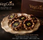 VegGora Luxury Dark Chocolate Nut Katori Cups – Vegan, No Refined Sugar, Handcrafted with Nuts and Seeds