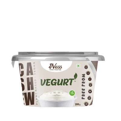 Vegurt Probiotic Vegan Yogurt – Dairy-Free Cultured Yogurt (200g)