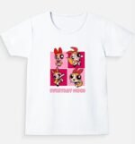 Girls Cartoon Graphic T Shirt | Everyday Mood 100% Cotton Tee - Image 3