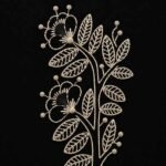 The Botanical Line Art Shirt – Premium Black Button-Down - Image 2