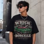 Vintage Muscle Car Oversized T-Shirt | 240 GSM Graphic Cotton Tee