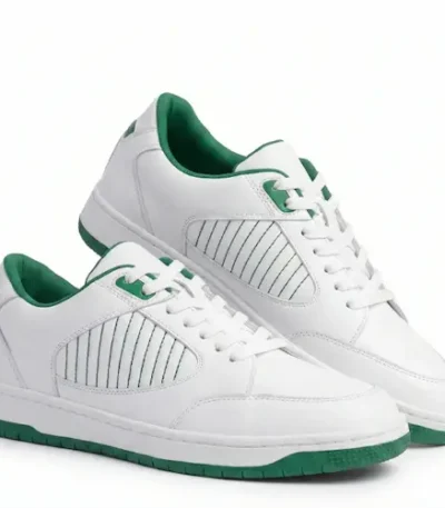 White Green Casual Sneakers