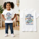 LITTLE EXPLORER KIDS GRAPHIC T-SHIRT - Image 2
