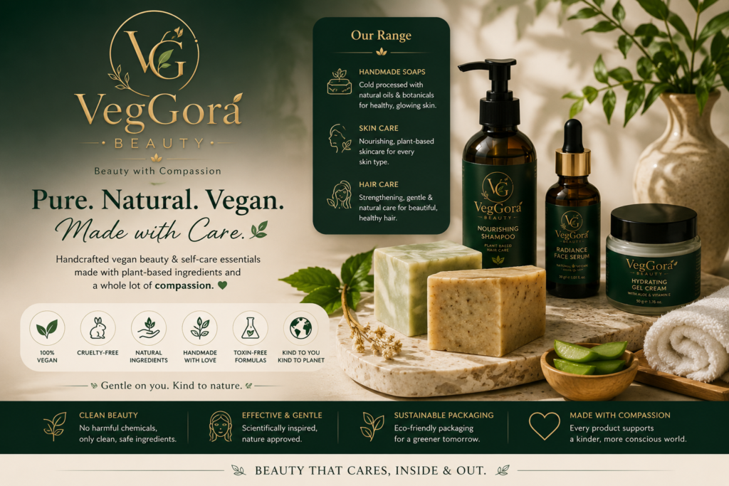 Handmade vegan soaps and cruelty free beauty products