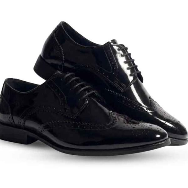 Ethik Winger Brown Wingtip Brogue Derby Shoes
