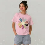 COLORFUL HAIR CLIPS GRAPHIC UNISEX T-SHIRT - Image 4