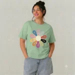 COLORFUL HAIR CLIPS GRAPHIC UNISEX T-SHIRT - Image 8