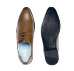 Ethik The Captain Tan Derby Shoes for Men | Premium Vegan Formal Office Shoes - Image 10