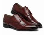 Ethik Winger Brown Wingtip Brogue Derby Shoes for Men | Premium Vegan Formal Shoes - Image 3