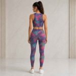 Abstract Crop top & Leggings Set - Image 3
