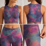Abstract Crop top & Leggings Set - Image 4