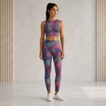 Abstract Crop top & Leggings Set - Image 2