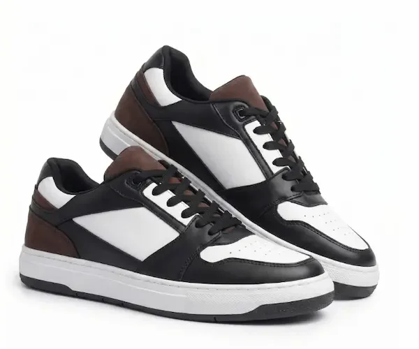 Brown Mesh Sneakers