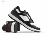 Brown Mesh Sneakers