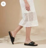 Willow Black Buckle Sandals