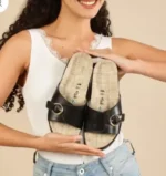 Willow Black Buckle Sandals