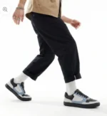 Blue Perforated Sneakers