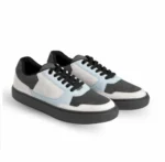 Blue Perforated Sneakers