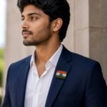 Handmade Indian Flag Brooch - Image 3