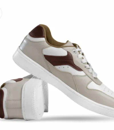 Tan Strap Sneakers