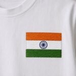 Embroidered Indian Flag T-Shirt – Premium Cotton Unisex Tee - Image 4