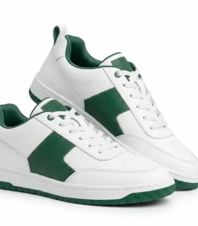 Green Panel Sneakers