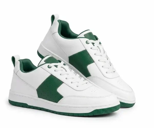 Green Panel Sneakers